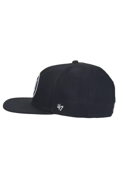 Cap 47 Logo flat grau