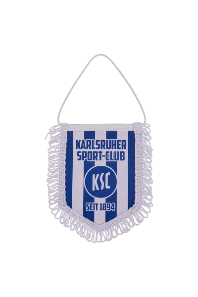 Wimpel KSC Streifen klein