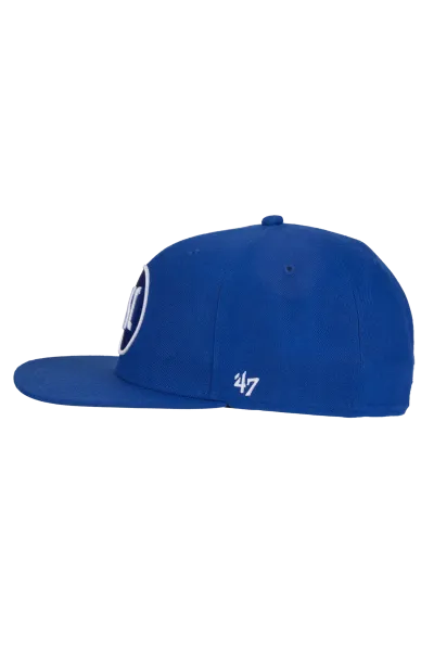 Cap 47 Logo blau closed flat