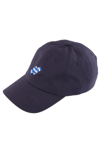 KSC Cap, Navyblau, 100 % Baumwolle, gesticktes KSC-Logo Ton-in-Ton, gestickter Balkenschal in Blau-Weiß, Größenverstellbar