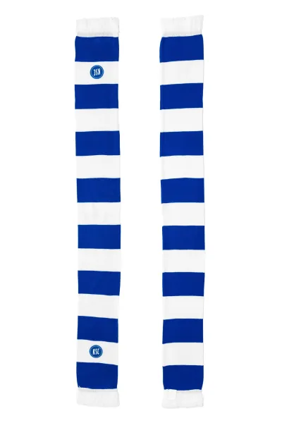 Schal Balken blau-weiß