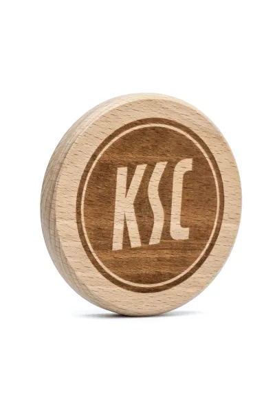 Dubbedeckel Holz Logo