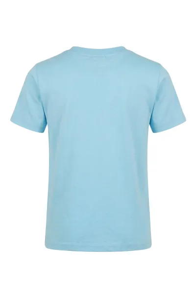 KSC T-Shirt Kids, Hellblau, 100 % Baumwolle, Mit aufgedrucktem Willi-Wildpark-Motiv über der Brusttasche, KSC-Logo auf der Vorderseite und zusätzlich im Nackenbereich innen, Rundhalsausschnitt