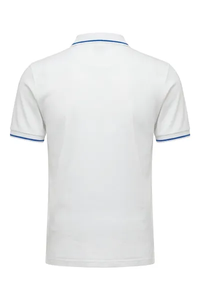 Poloshirt weiß Logo