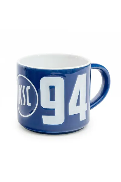 Tasse 1894 geprägt blau