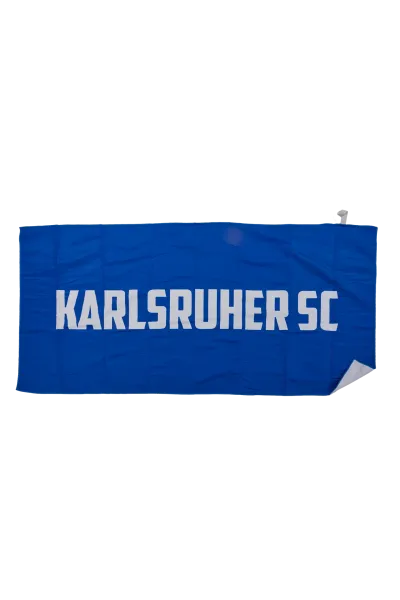 Microfaser-Badetuch Schriftzug