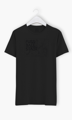 T-Shirt KSC Stadtkarte grau