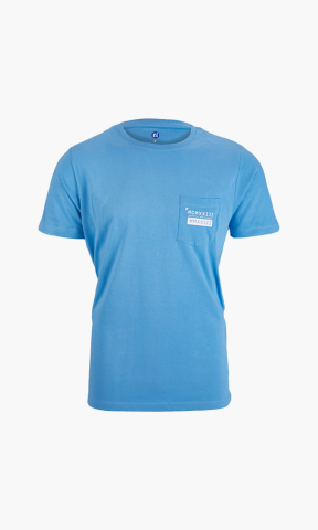 T-Shirt Logo 100 Jahre Fussball im Wildpark hellblau