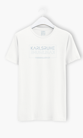 T-Shirt KSC Ortsschild weiß